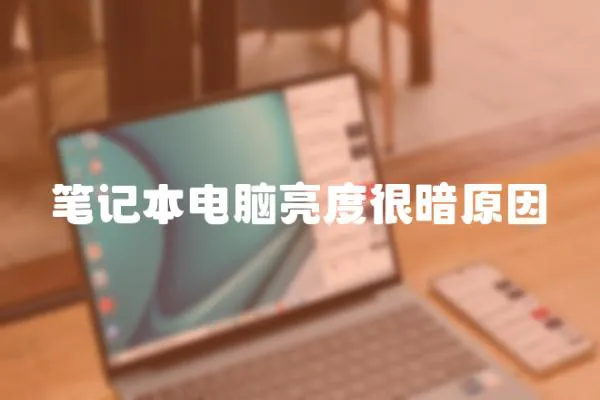 筆記本電腦亮度很暗原因