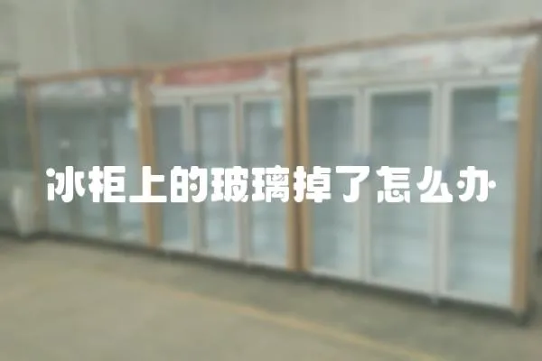冰柜上的玻璃掉了怎么辦
