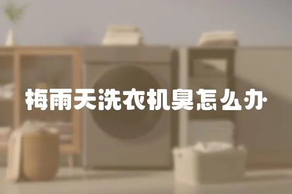 梅雨天洗衣機臭怎么辦