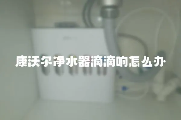 康沃爾凈水器滴滴響怎么辦