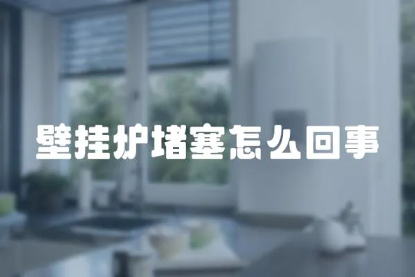 壁掛爐堵塞怎么回事