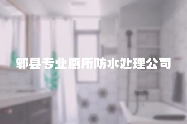 郫縣專業(yè)廁所防水處理公司