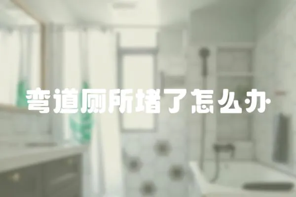 彎道廁所堵了怎么辦