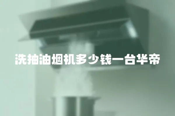 洗抽油煙機(jī)多少錢(qián)一臺(tái)華帝