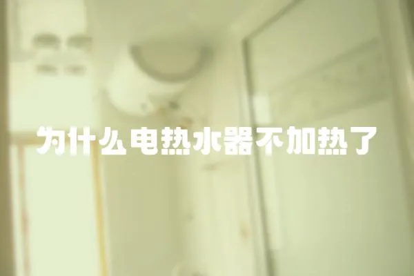 為什么電熱水器不加熱了