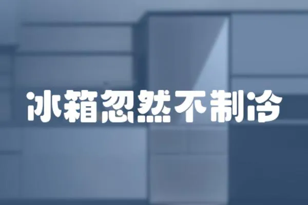 冰箱忽然不制冷