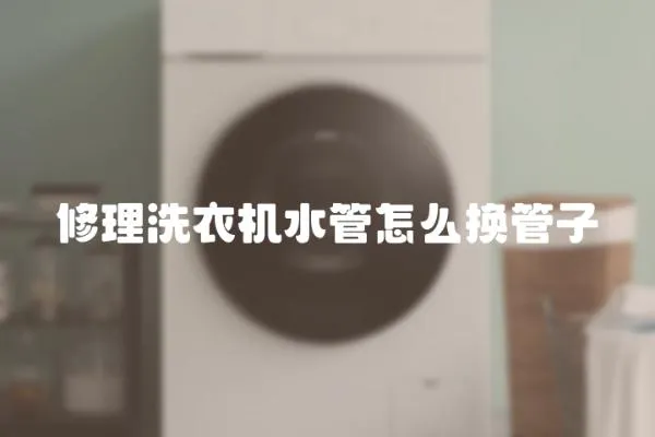 修理洗衣機水管怎么換管子
