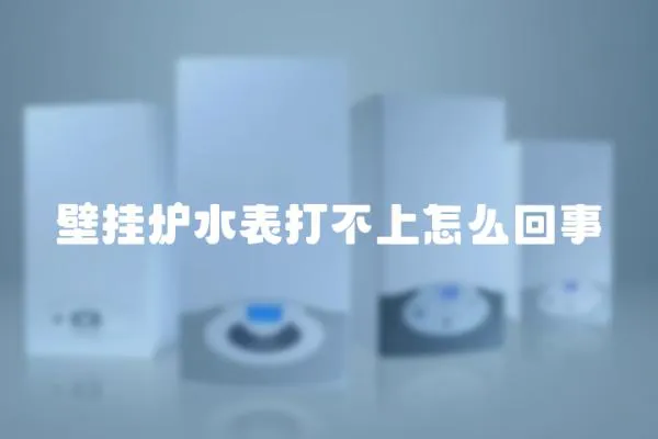 壁掛爐水表打不上怎么回事