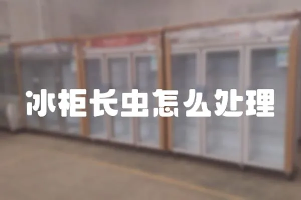 冰柜長蟲怎么處理