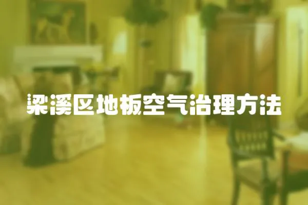 梁溪區地板空氣治理方法