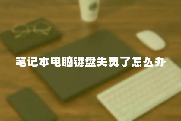 筆記本電腦鍵盤失靈了怎么辦