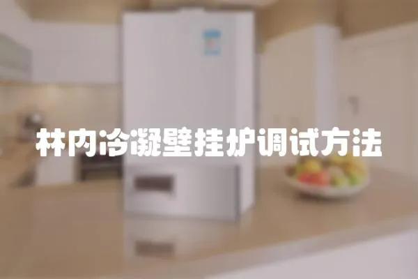 林內冷凝壁掛爐調試方法