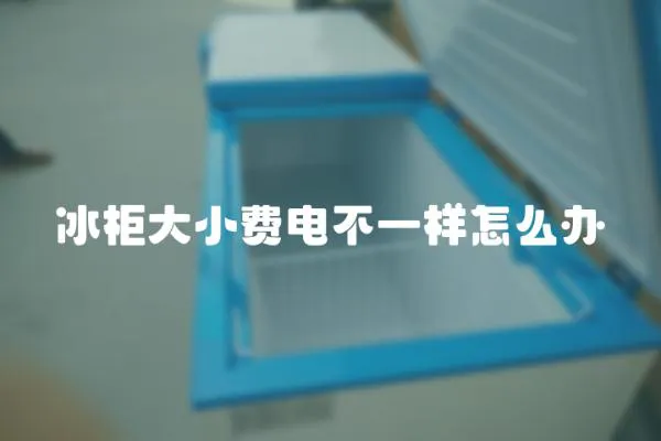 冰柜大小費電不一樣怎么辦