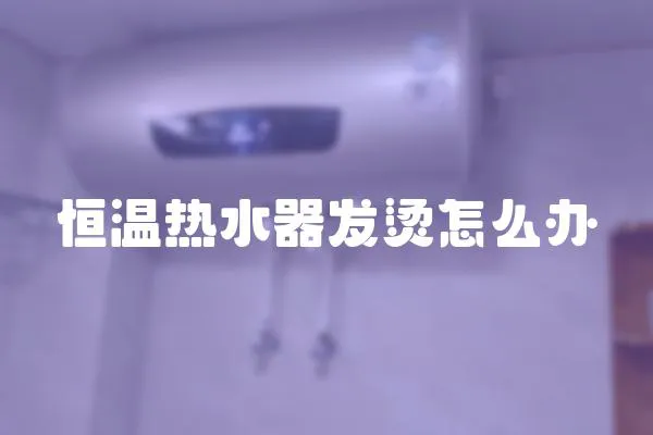 恒溫熱水器發燙怎么辦