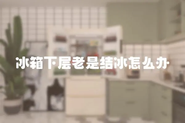冰箱下層老是結(jié)冰怎么辦