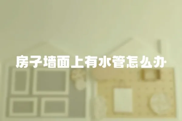 房子墻面上有水管怎么辦