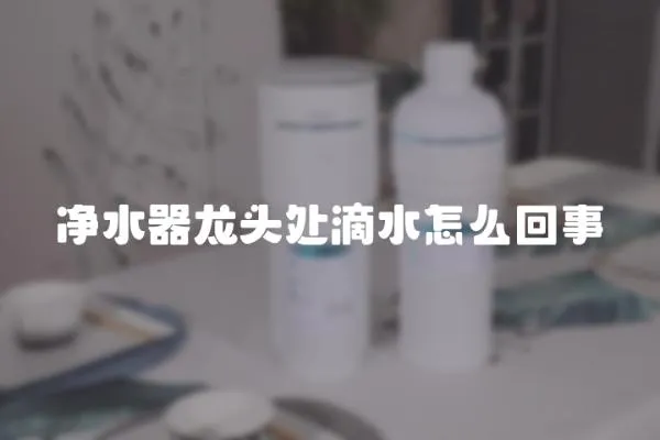 凈水器龍頭處滴水怎么回事