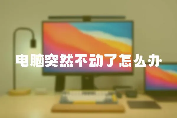 電腦突然不動了怎么辦