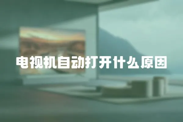 電視機自動打開什么原因