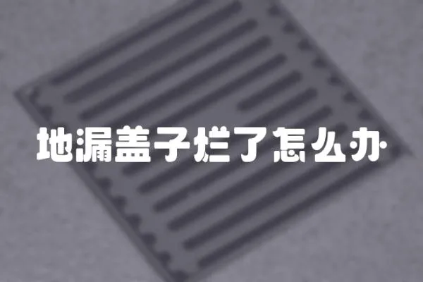 地漏蓋子爛了怎么辦