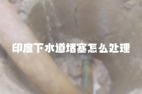 印度下水道堵塞怎么处理