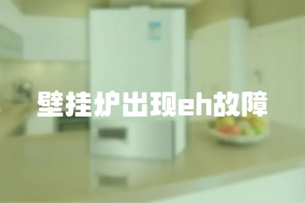 壁掛爐出現eh故障