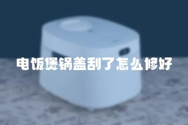 電飯煲鍋蓋刮了怎么修好