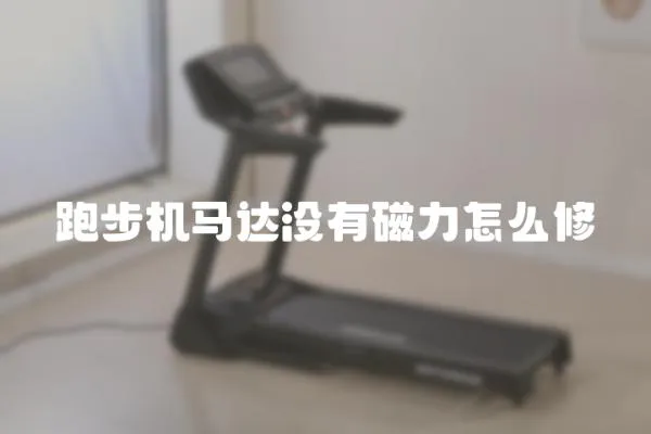 跑步机马达没有磁力怎么修