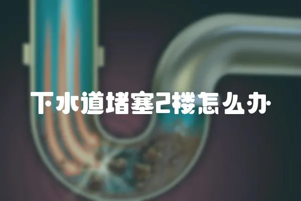 下水道堵塞2樓怎么辦