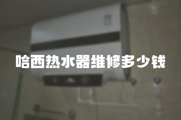 哈西熱水器維修多少錢