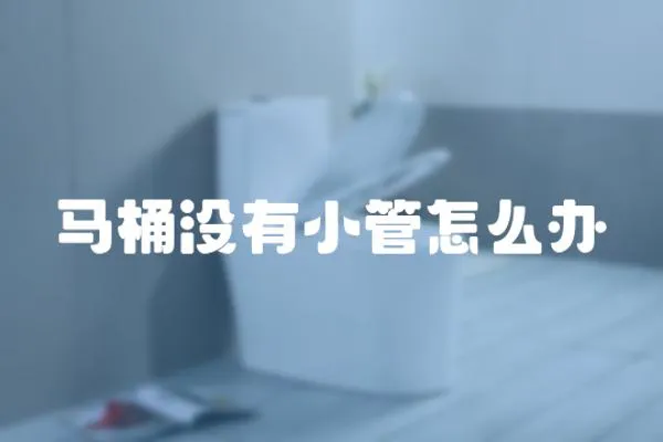 馬桶沒有小管怎么辦