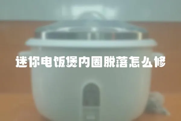 迷你電飯煲內圈脫落怎么修