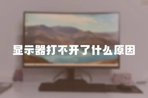 顯示器打不開了什么原因