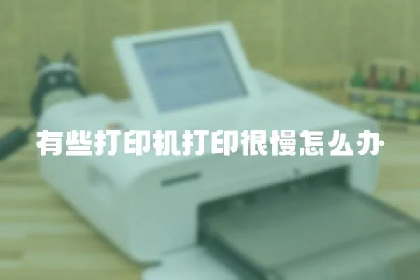有些打印機打印很慢怎么辦