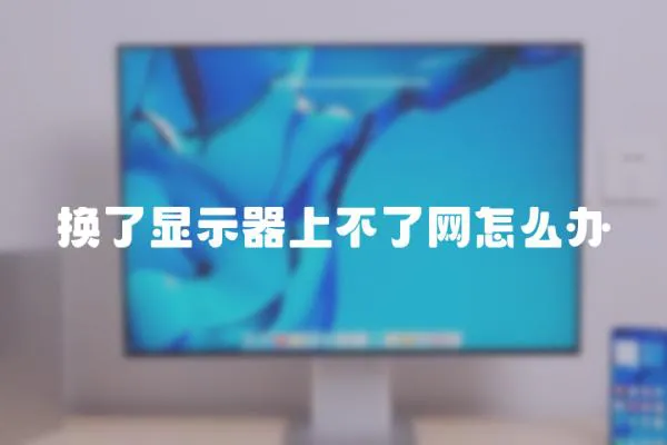 換了顯示器上不了網怎么辦