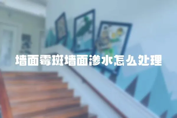 墻面霉斑墻面滲水怎么處理