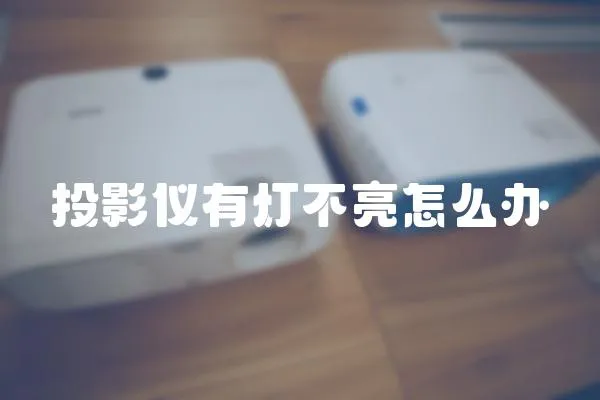 投影儀有燈不亮怎么辦