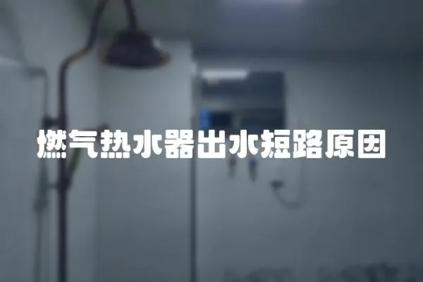 燃氣熱水器出水短路原因