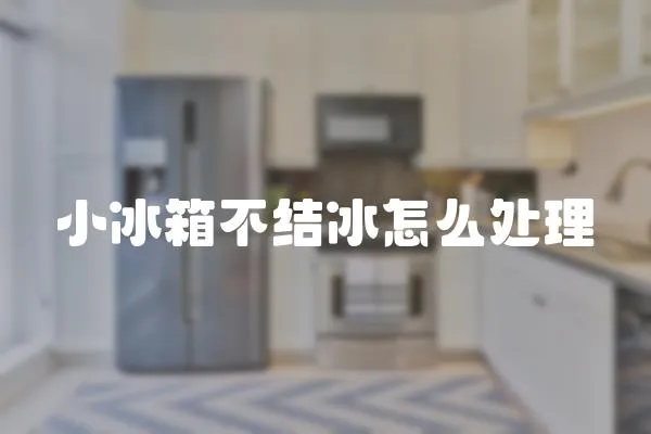 小冰箱不結(jié)冰怎么處理