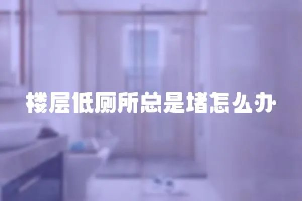 樓層低廁所總是堵怎么辦