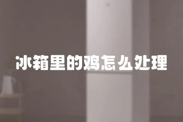 冰箱里的鸡怎么处理