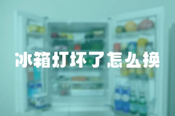 冰箱燈壞了怎么換