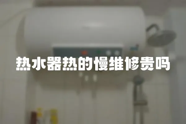 熱水器熱的慢維修貴嗎