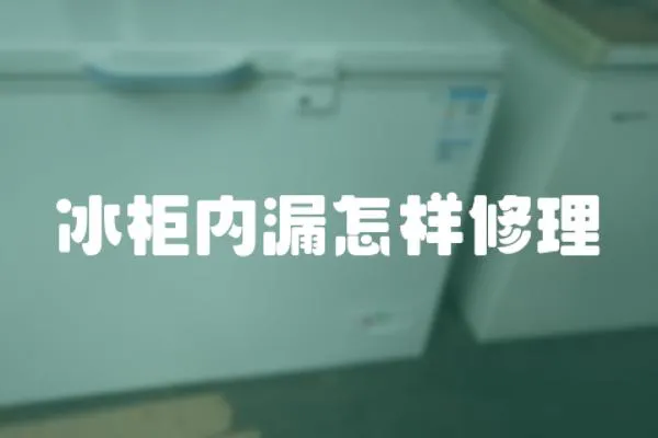 冰柜內(nèi)漏怎樣修理