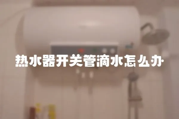 熱水器開關管滴水怎么辦