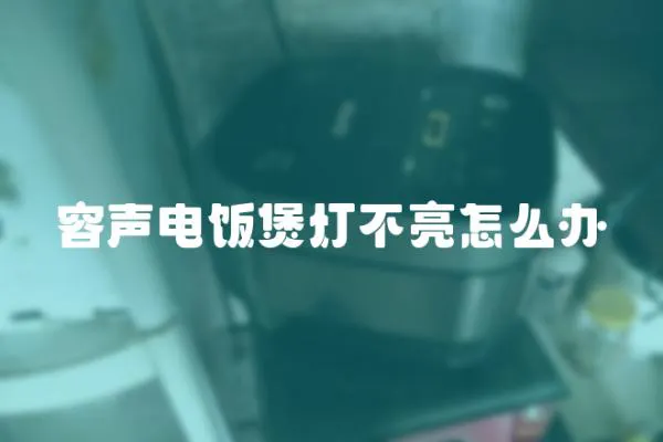 容聲電飯煲燈不亮怎么辦