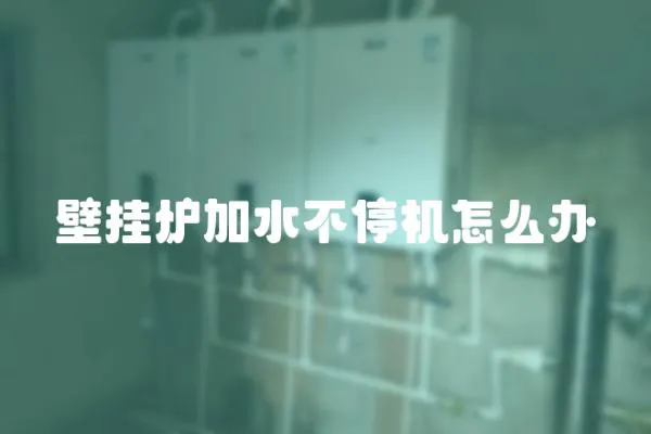 壁掛爐加水不停機怎么辦