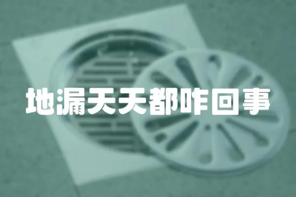 地漏天天都咋回事