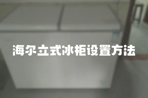 海爾立式冰柜設置方法