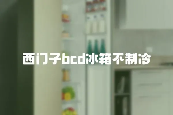 西門子bcd冰箱不制冷